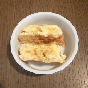 出汁のような味！鰹節の卵焼き